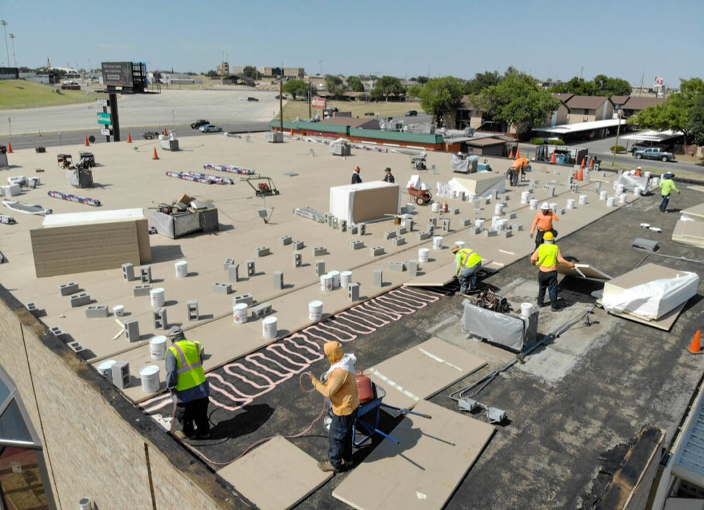 large scale commercial and residential roofing services